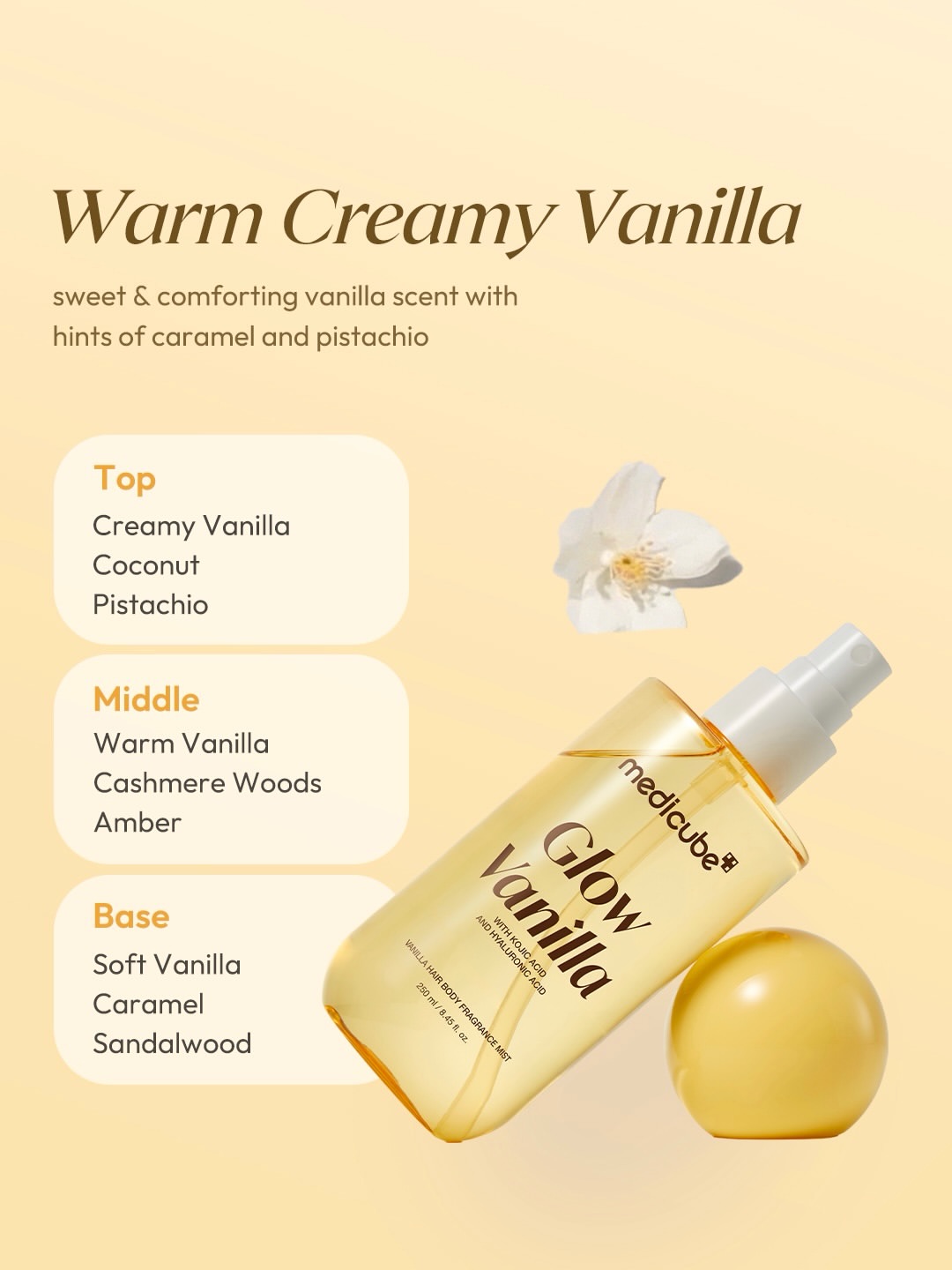 Medicube Vanilla Hair & Body Fragrance Mist | Pink Musee Egypt