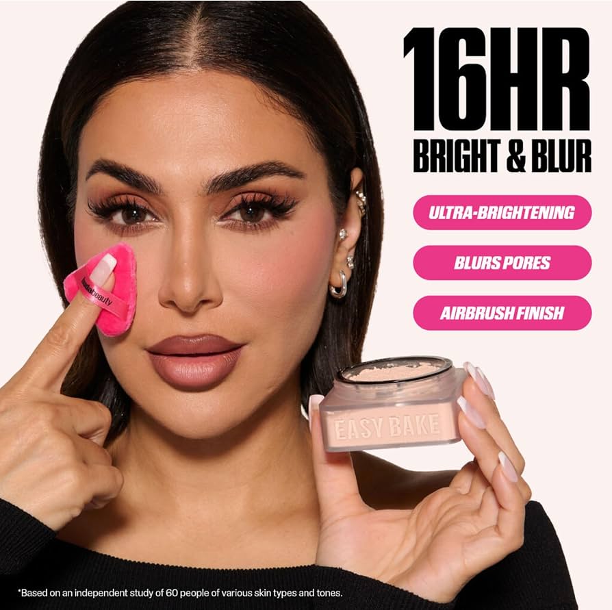 Huda Beauty - Easy Bake Loose Baking & Setting Powder | Pink Musee Egypt