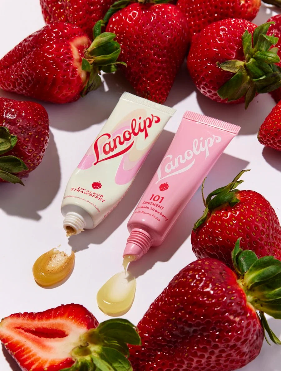LanoLips - Lip Rituals Scrub & Balm Strawberry | Pink Musee Egypt
