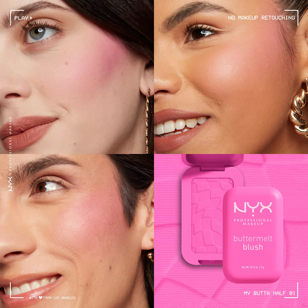 NYX Buttermelt Powder Blush | Pink Musee Egypt