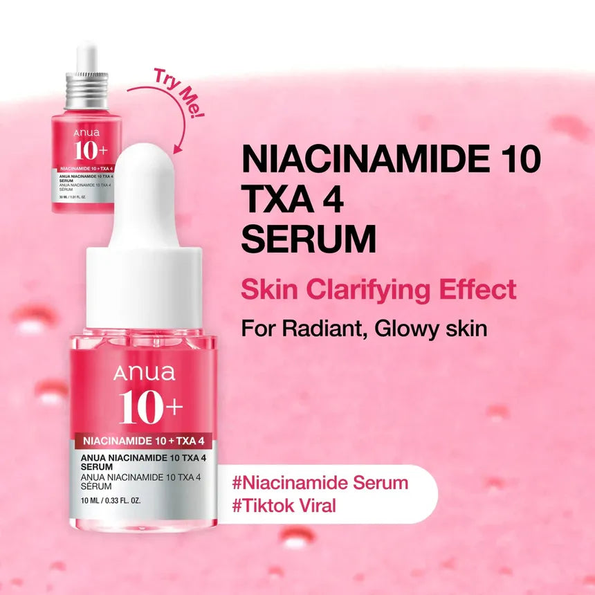 Anua – Serum Mini Trio Set | Targeted Treatments for Hydration, Brightening & Redness Relief (3 x 10ml)