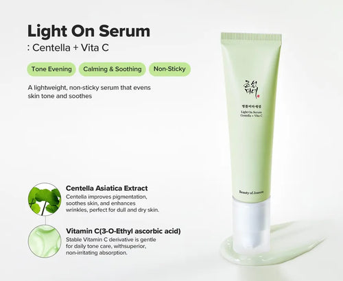 Beauty of Joseon - Light On Serum Centella + Vita C