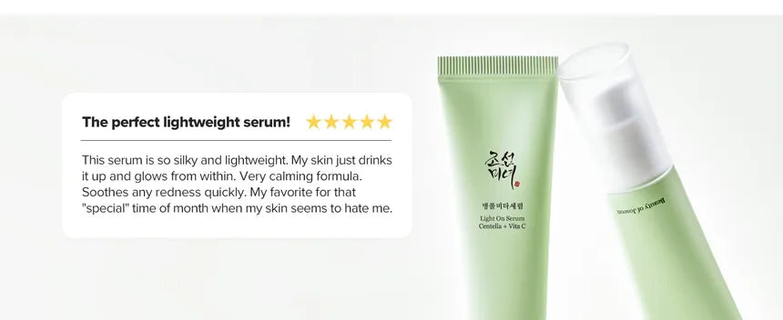 Beauty of Joseon - Light On Serum Centella + Vita C