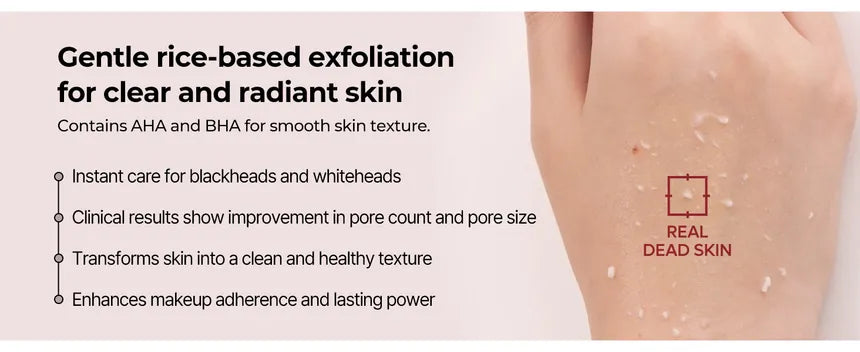 Dr. Melaxin Peel Shot Exfoliant White Rice Ampoule | Brightening & Hydrating Rice-Based Exfoliator (80ml)