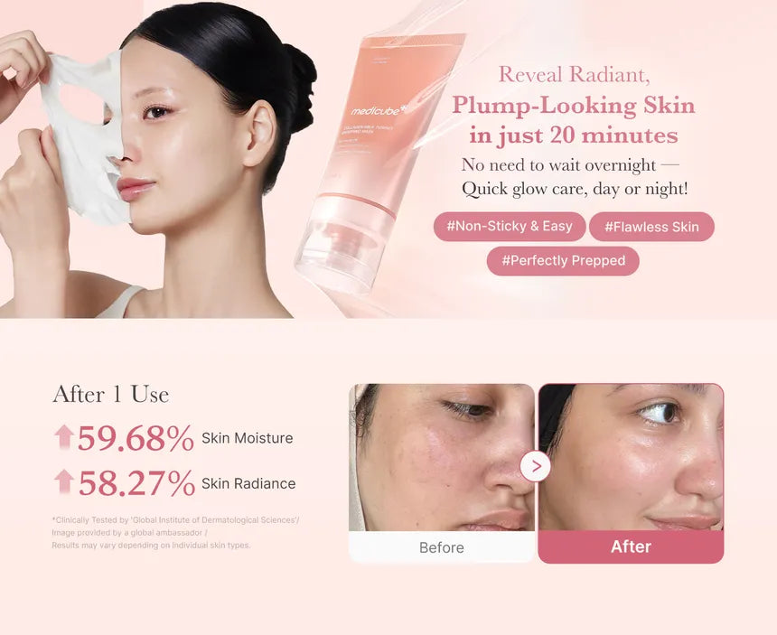 medicube - Collagen Milk Toning Wrapping Mask