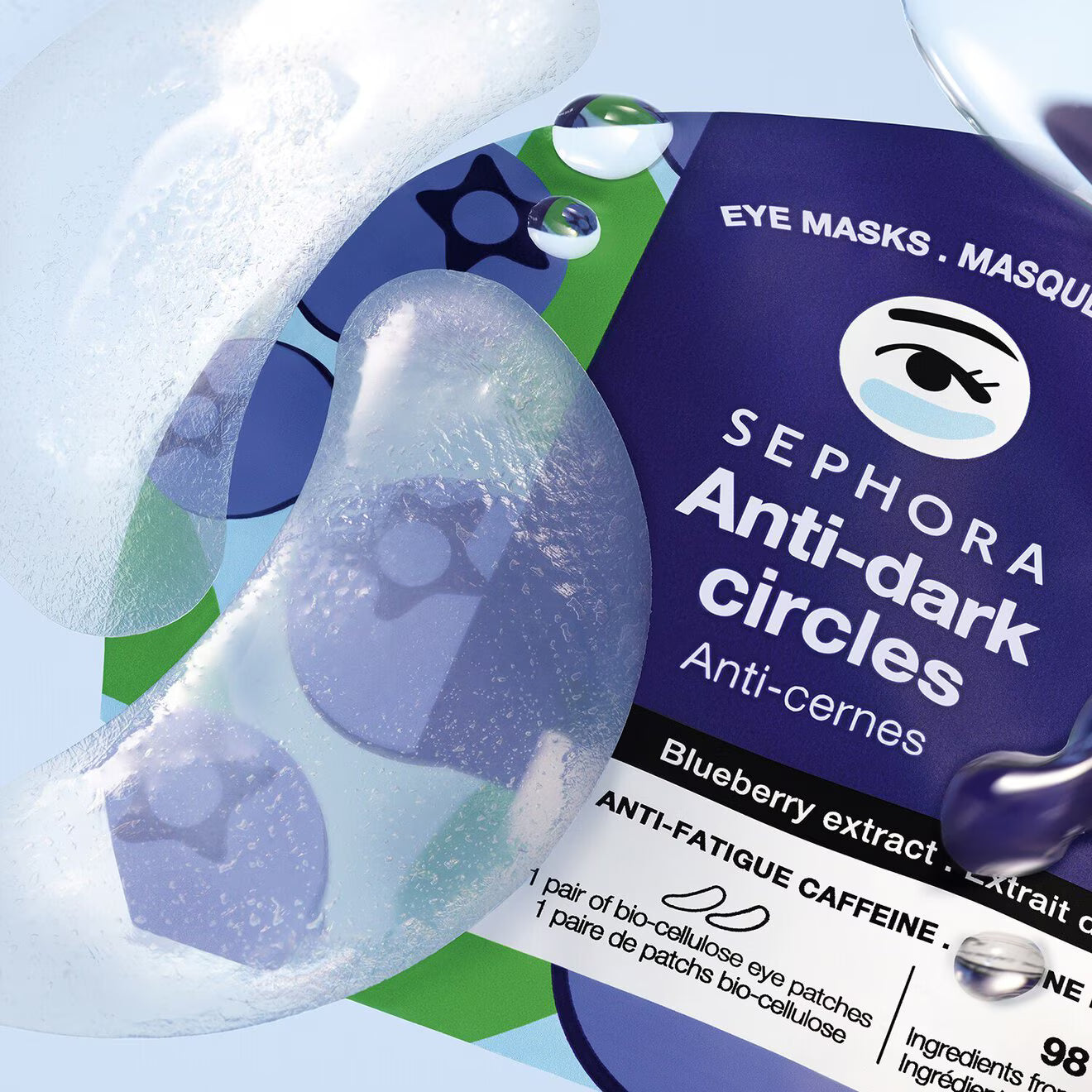 Sephora Anti-Fatigue Eye Masks - Bio-Cellulose Masks
