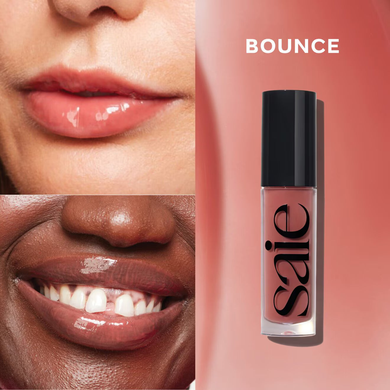 Saie Glossybounce™ - High-Shine Hydrating Lip Gloss Oil