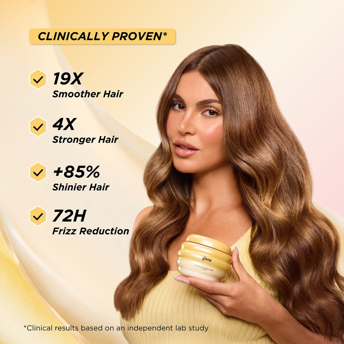 Gisou Honey Gloss Ceramide Therapy Hair Mask 75ML