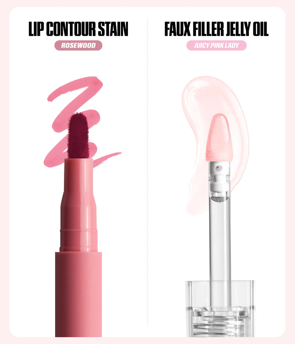 Huda Beauty - Habibti Lip Duo Rosy Pinks Set