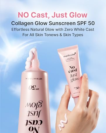 Medicube Sunscreen No Cast Just Glow Collagen | SPF 50