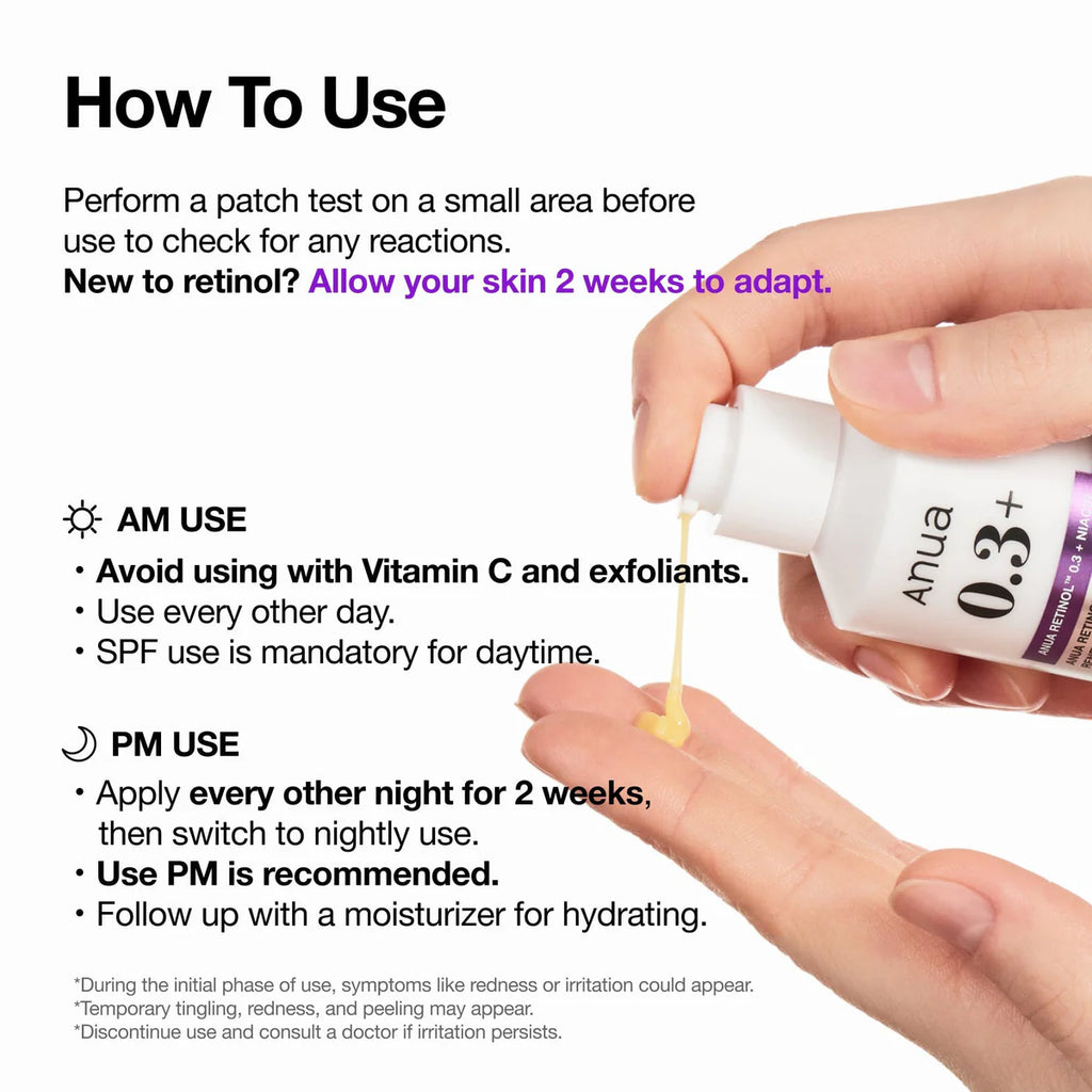 Anua - Nano Retinol 0.3% + Niacin Renewing Serum