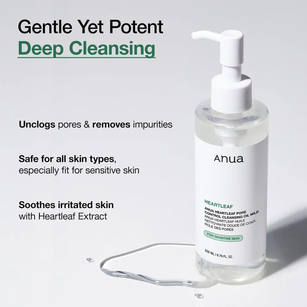 Anua - Heartleaf Pore Control Cleansing Oil Mild