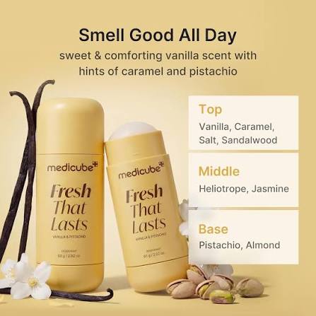 Medicube Kojic Acid & Turmeric Aluminum-Free Deodorant | Pink Musee Egypt