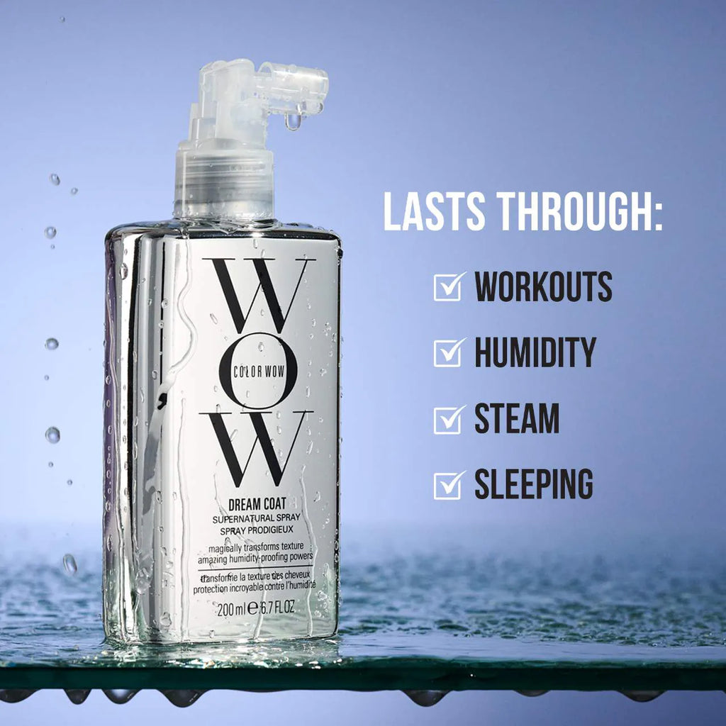 Color Wow Dream Coat Supernatural Spray | Anti-Frizz Treatment for Humidity-Proof, Sleek Hair (200ml)