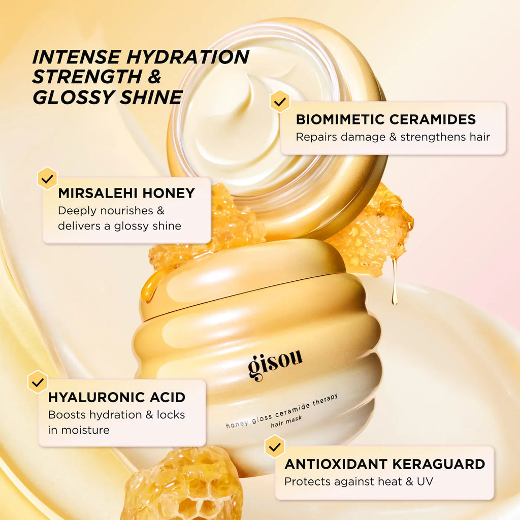 Gisou Honey Gloss Ceramide Therapy Hair Mask 75ML